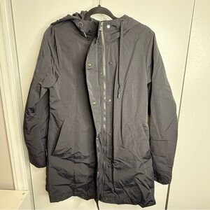 Athleta Mid Length Lightweight Jacket Black Medium